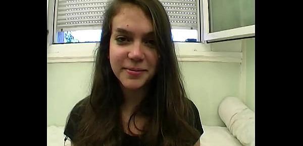 Sexy student Lola never knew the orgasm before, this is a new experience to her
